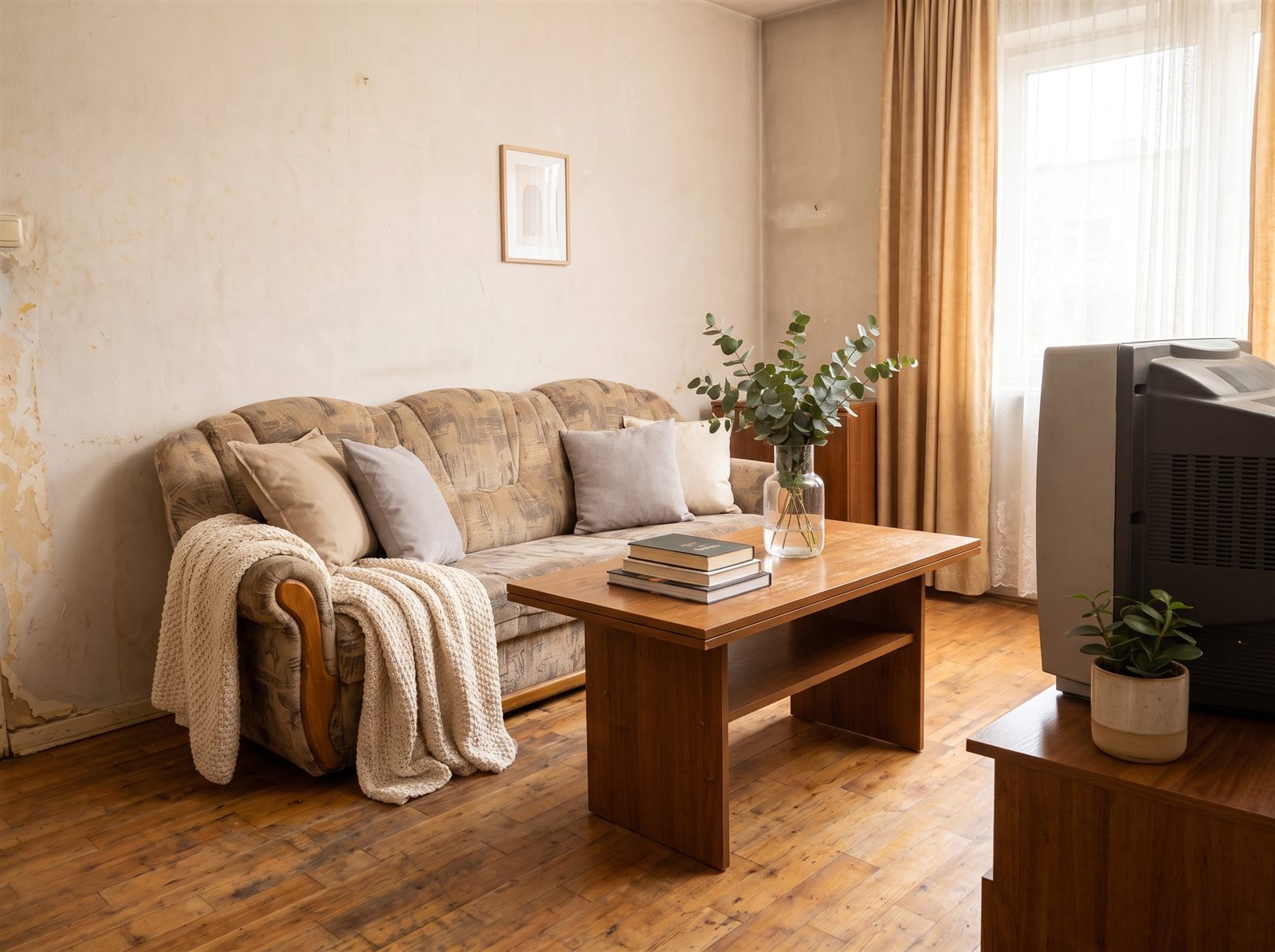 wnętrze po obróbce Home Staging AI